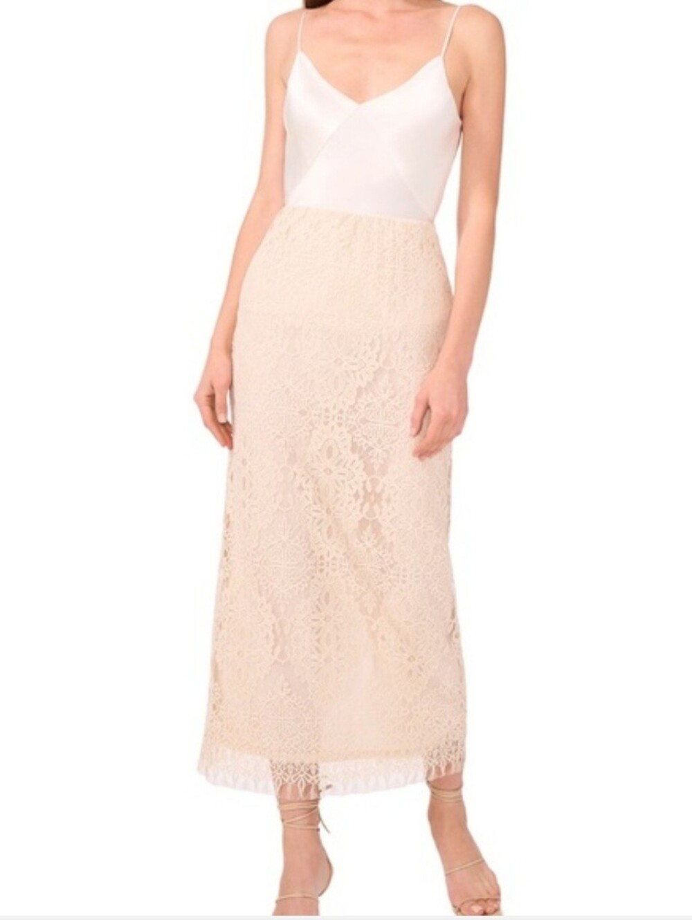 Parker Cream Lace Maxi Skirt